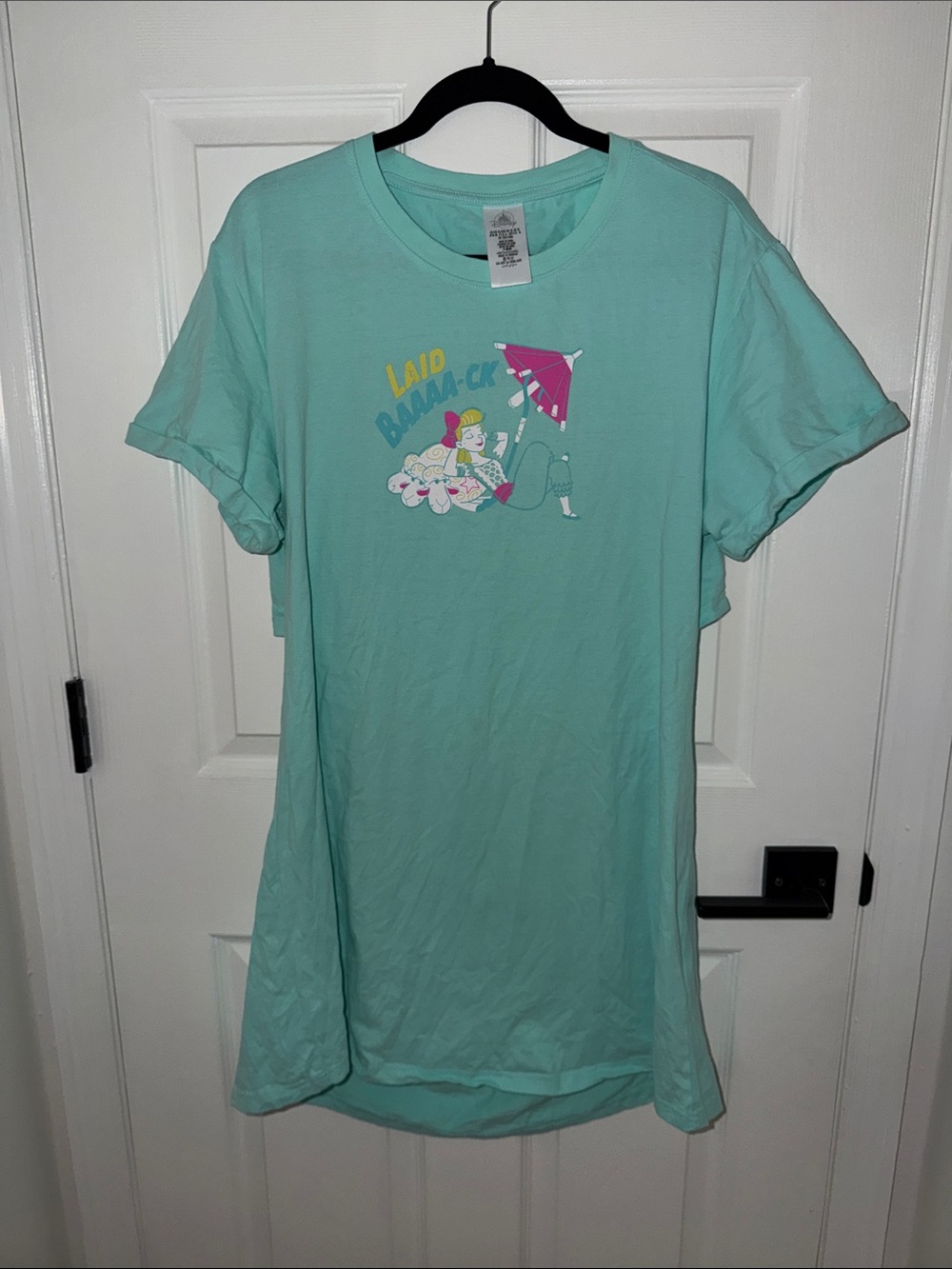 Disney Resort Mint Graphic Little Bow Peep Short-Sleeve Swimcover